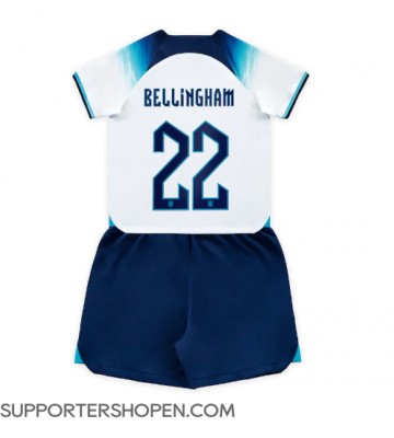 England Jude Bellingham #22 Hemmatröja Barn VM 2022 Kortärmad (+ korta byxor)